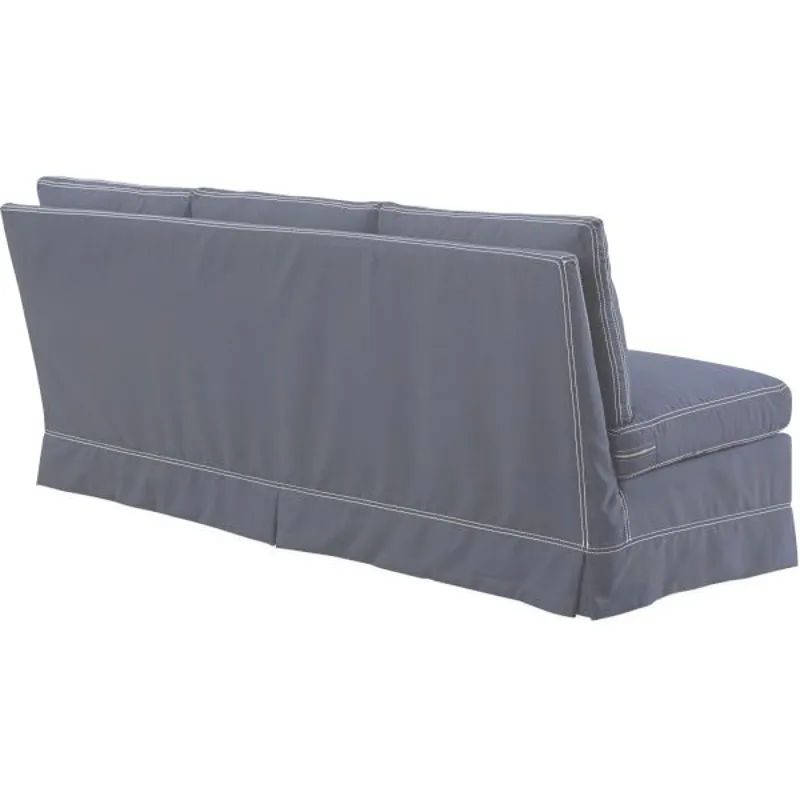 Slipcovered One Arm Sofa
