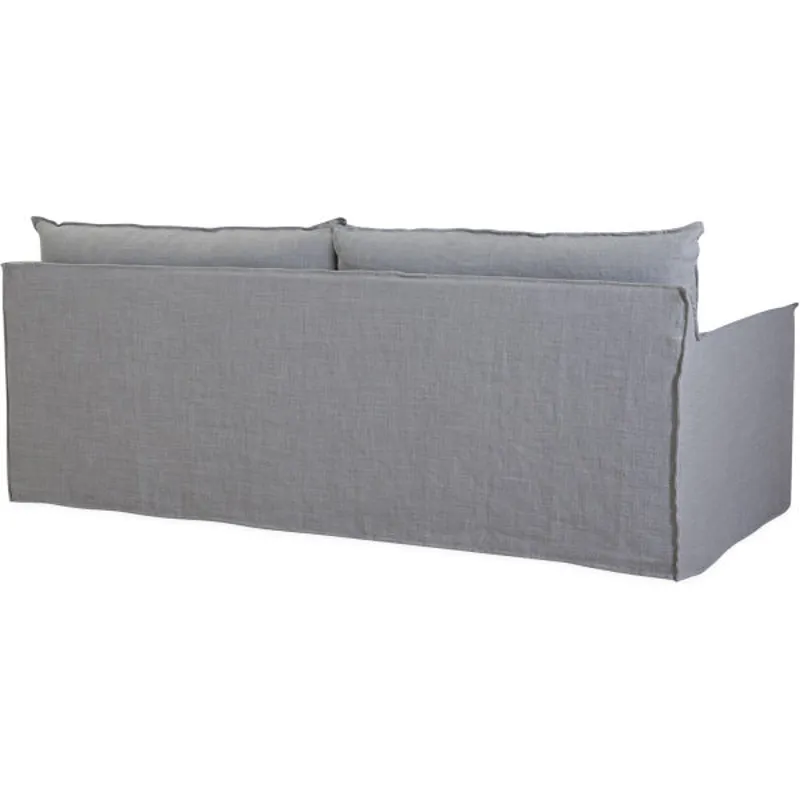Slipcovered One Arm Sofa