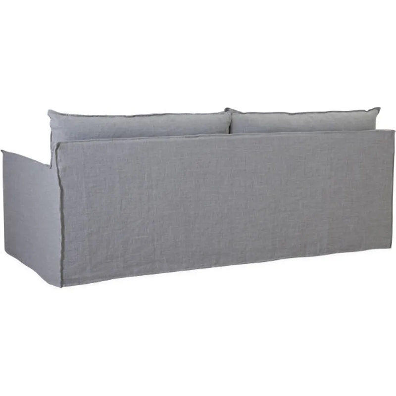 Slipcovered One Arm Sofa