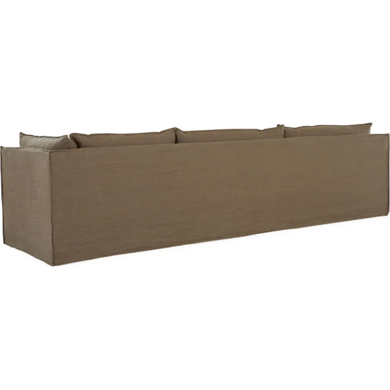 Slipcovered One Arm Cornering Sofa