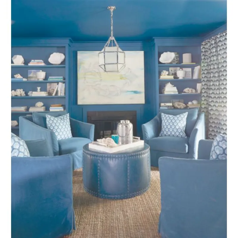 Slipcovered Swivel Chair