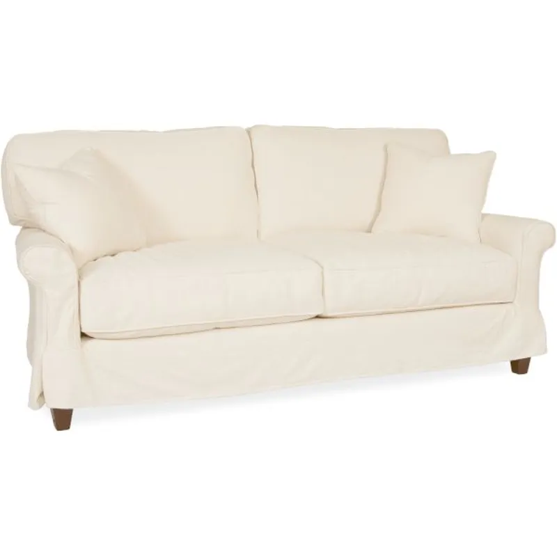 Slipcovered Apartment Sofa