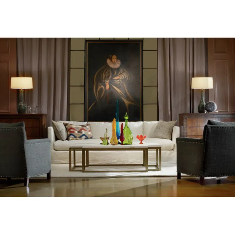 Slipcovered Extra Long Sofa