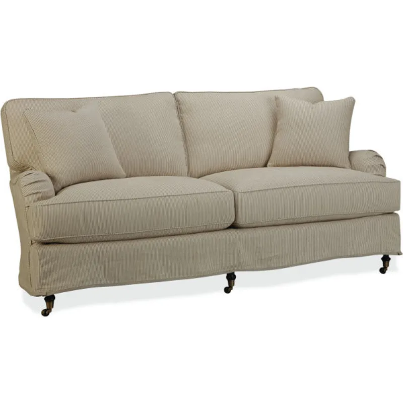 Slipcovered Apartment Sofa