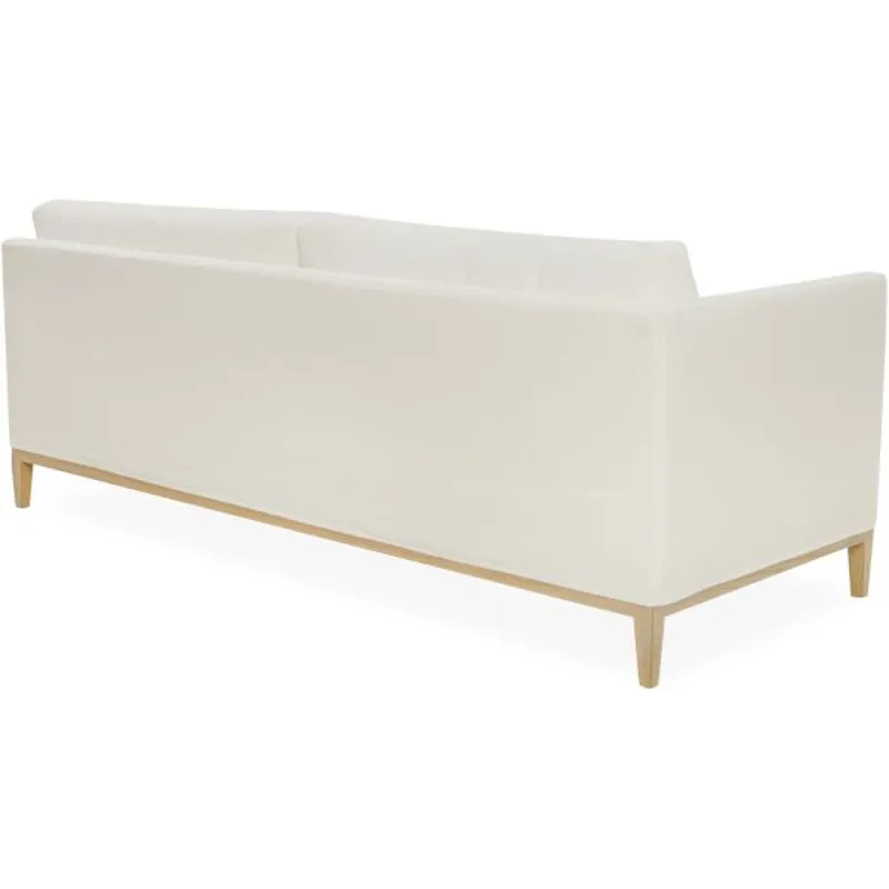 Slipcovered One Arm Sofa