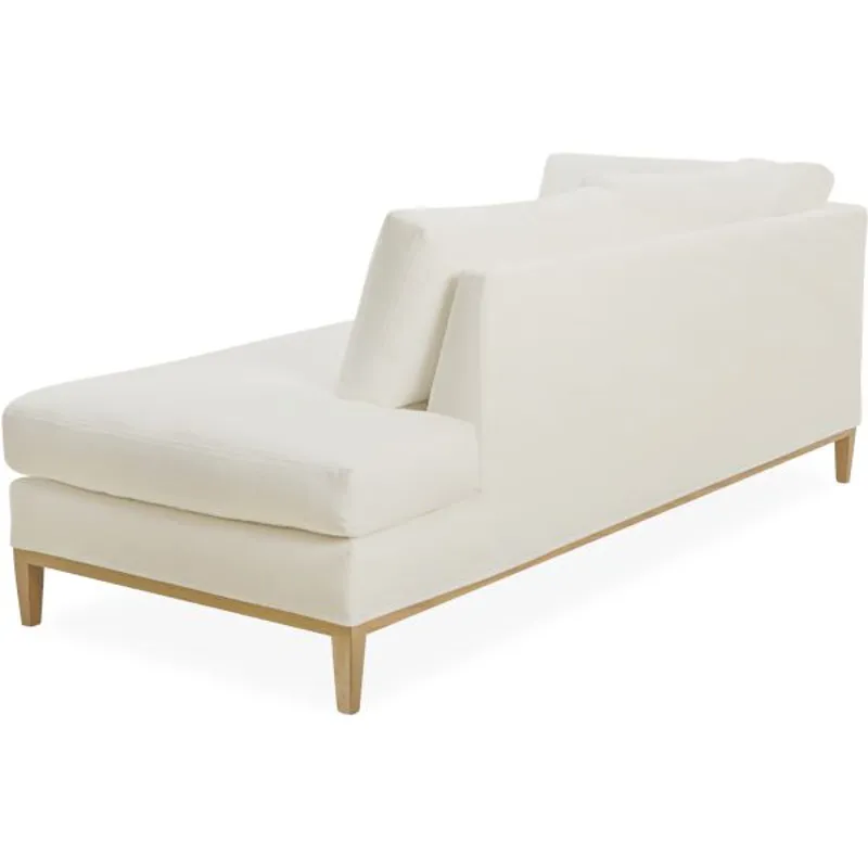Slipcovered Bumper Chaise