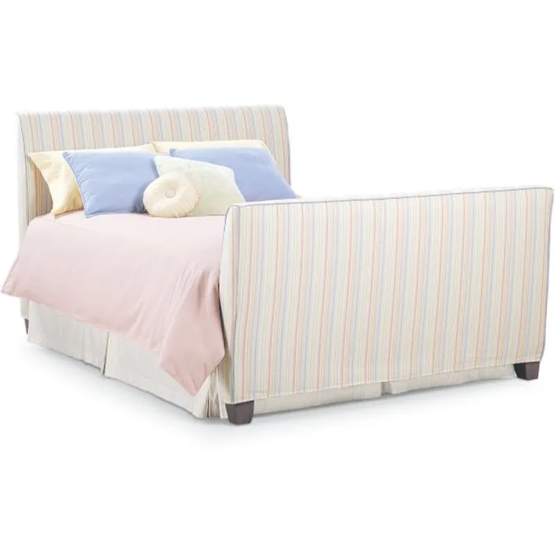 Slipcovered Queen Bed