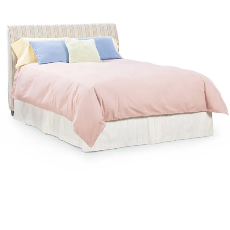 Slipcovered Queen Headboard w/ Rails
