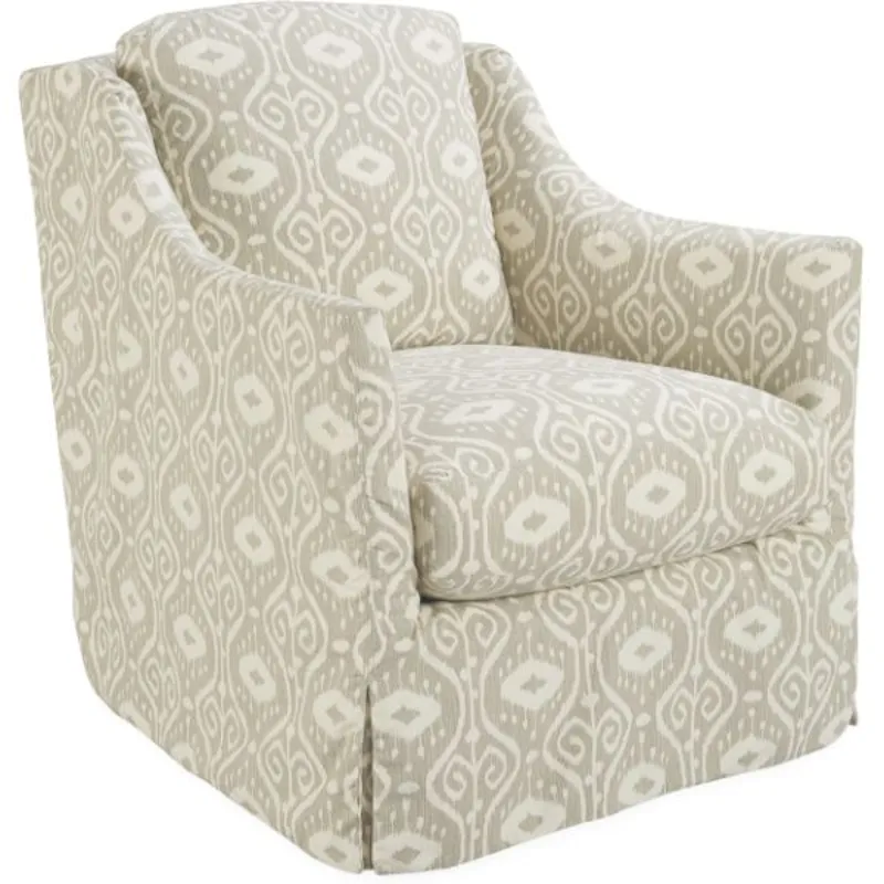 Slipcovered Swivel Glider