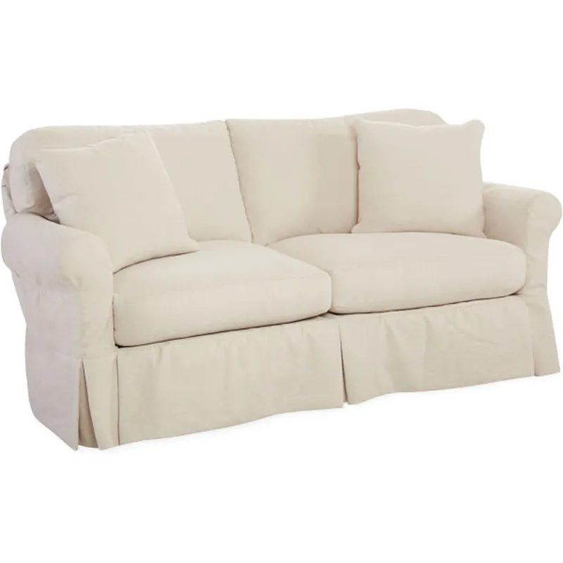 Slipcovered Apartment Sofa