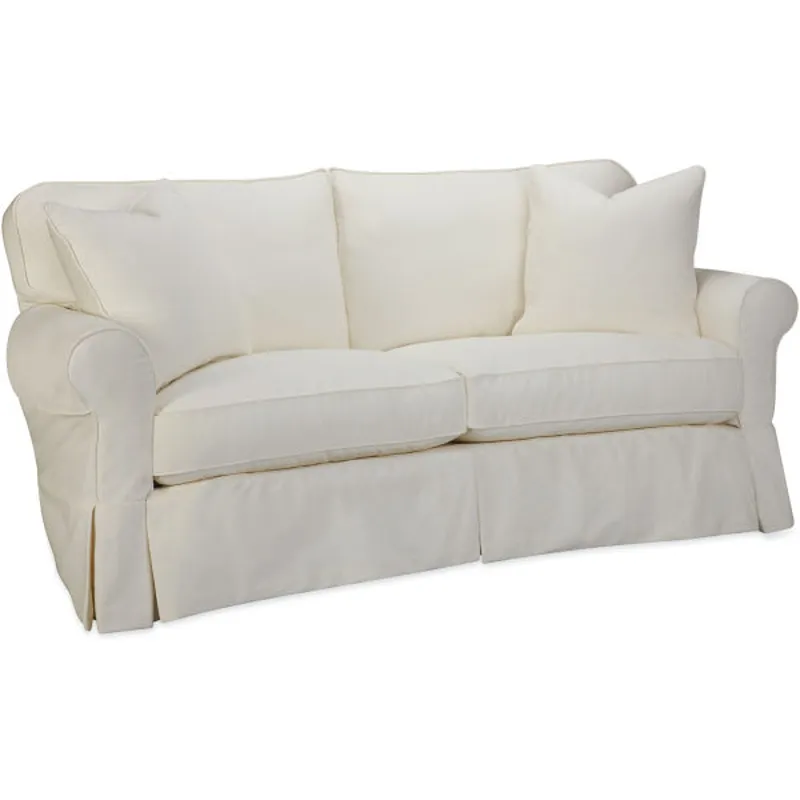 Slipcovered Apartment Sofa