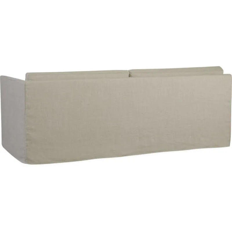 Slipcovered One Arm Sofa