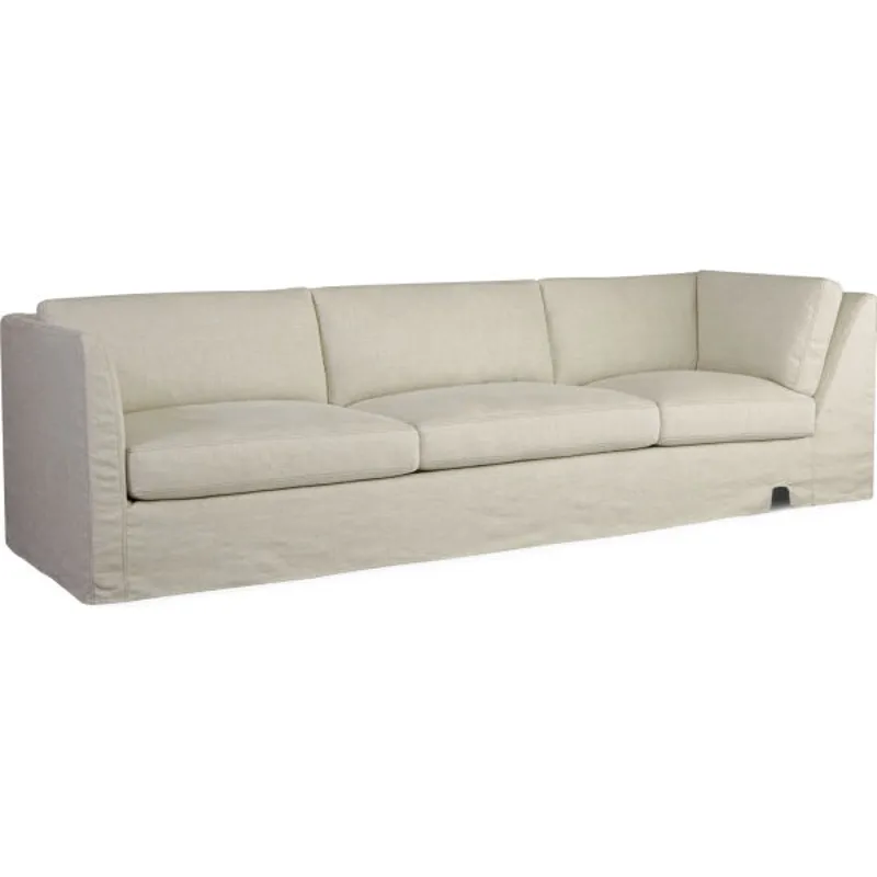 Slipcovered Cornering Sofa