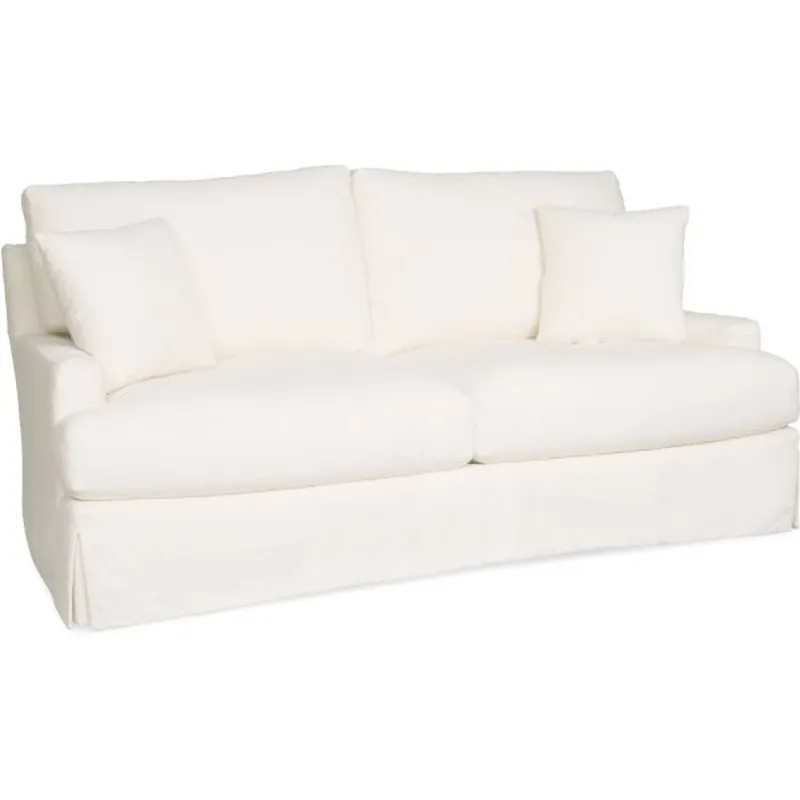 Slipcovered Apartment Sofa