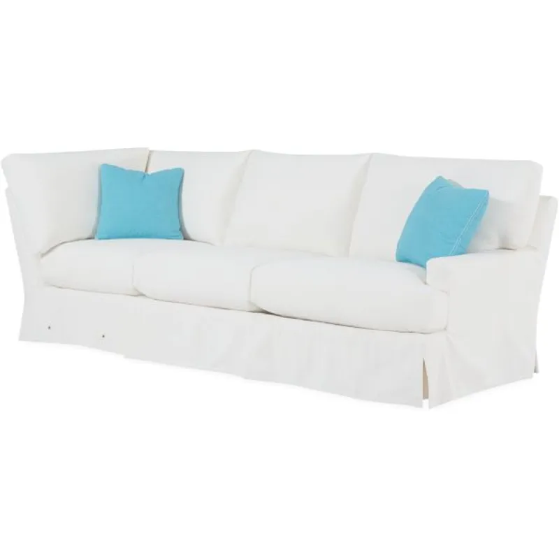 Slipcovered Cornering Sofa