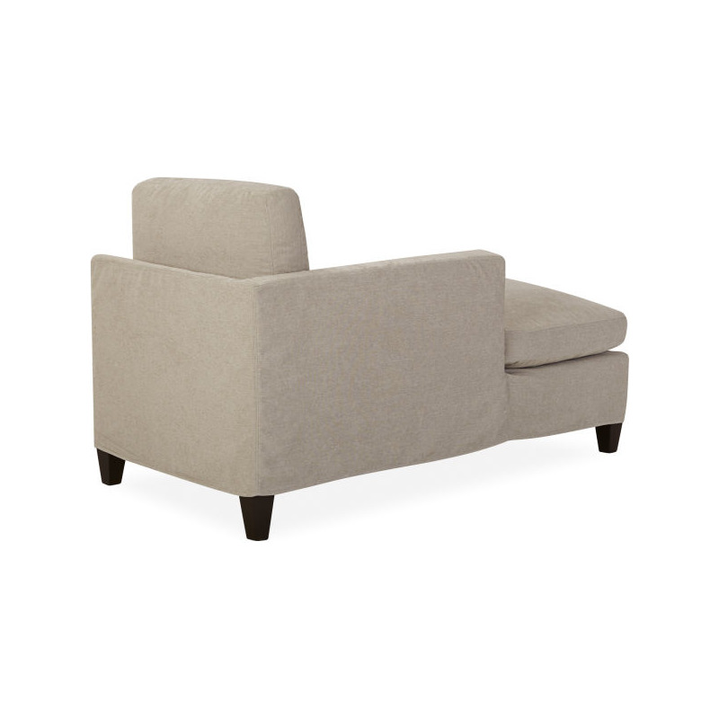 Slipcovered One Arm Chaise