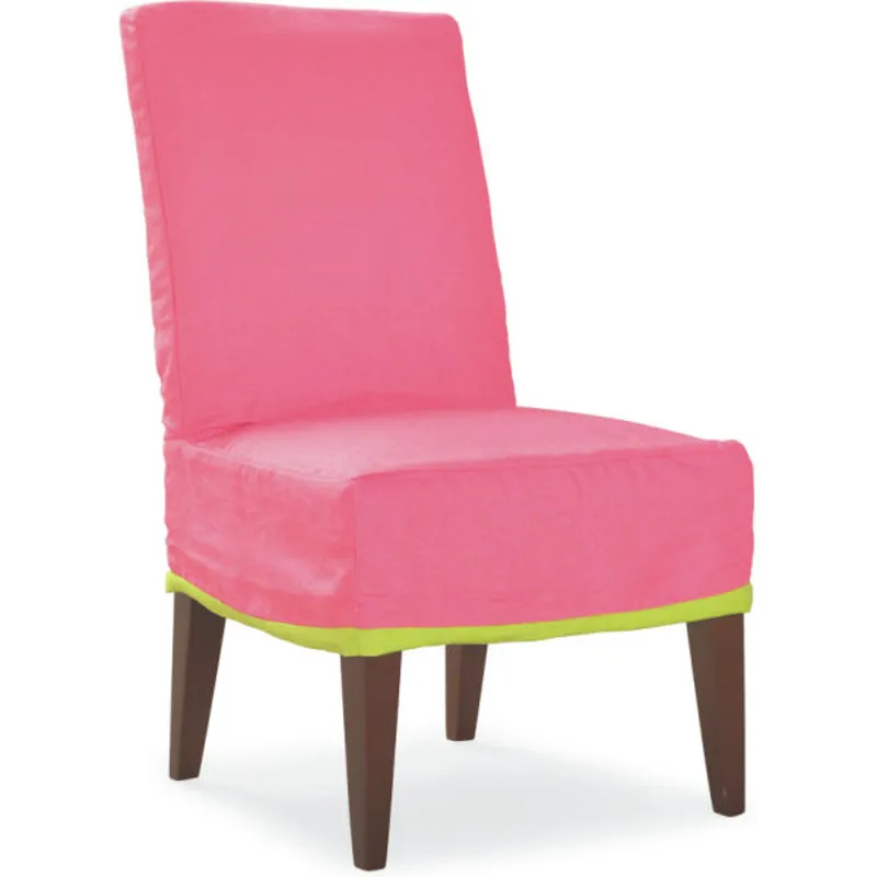 Reversable Slipcovered Hostess Chair