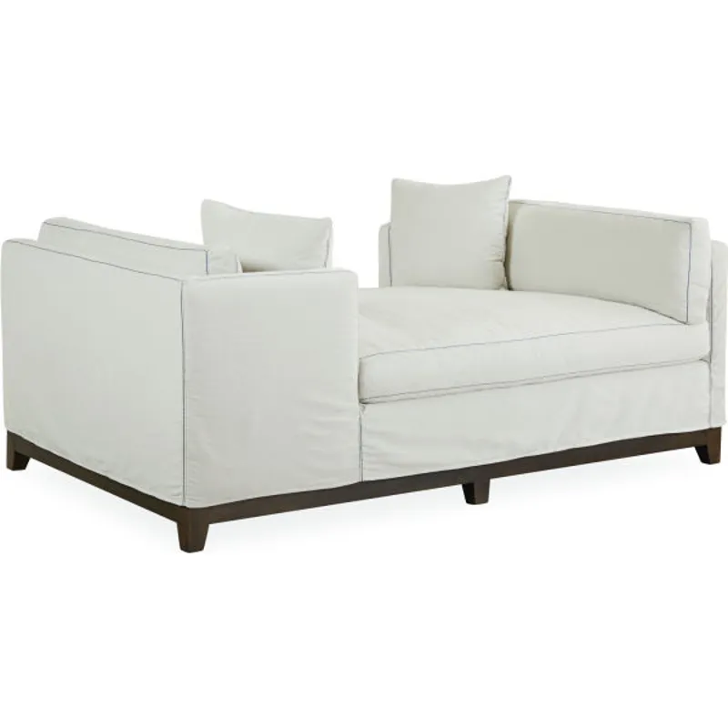 Slipcovered Double Chaise