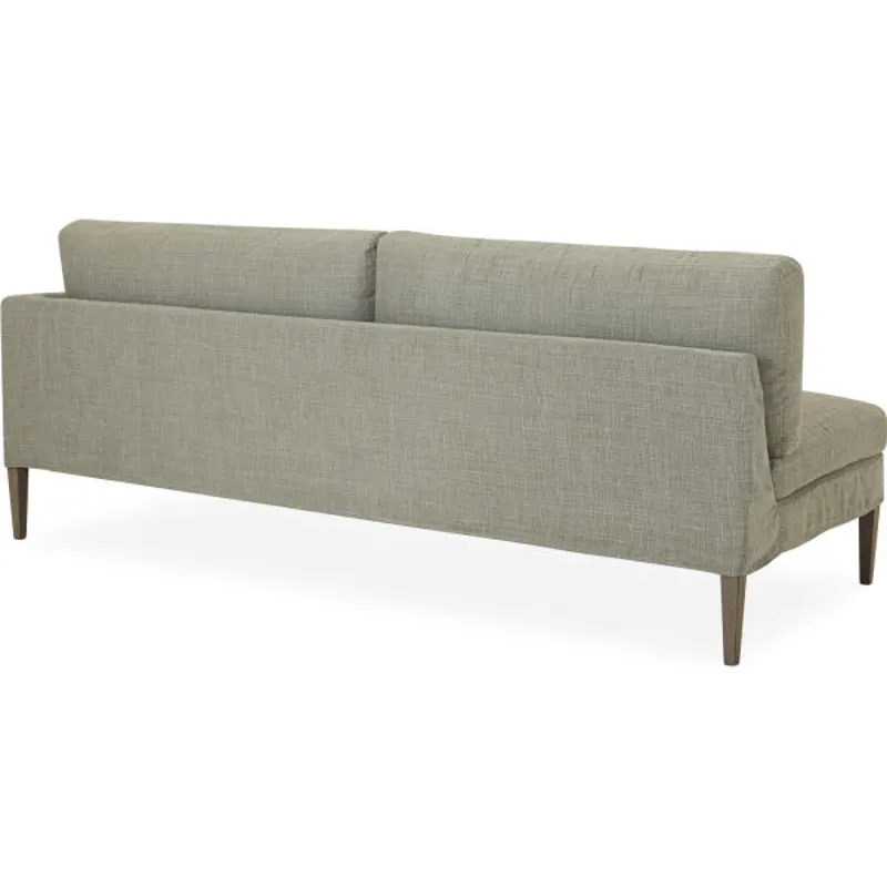 Slipcovered One Arm Sofa