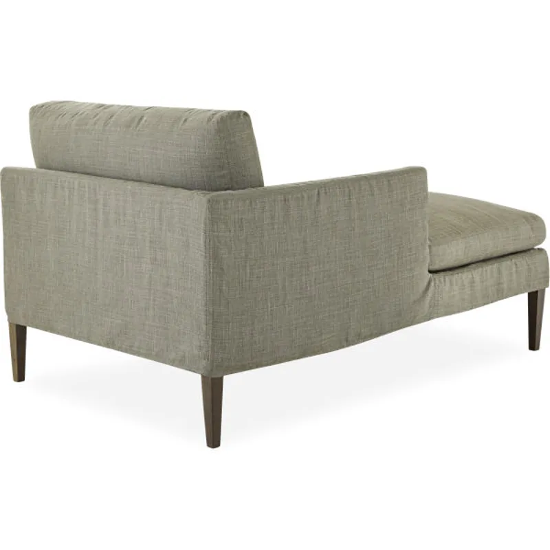 Slipcovered One Arm Chaise