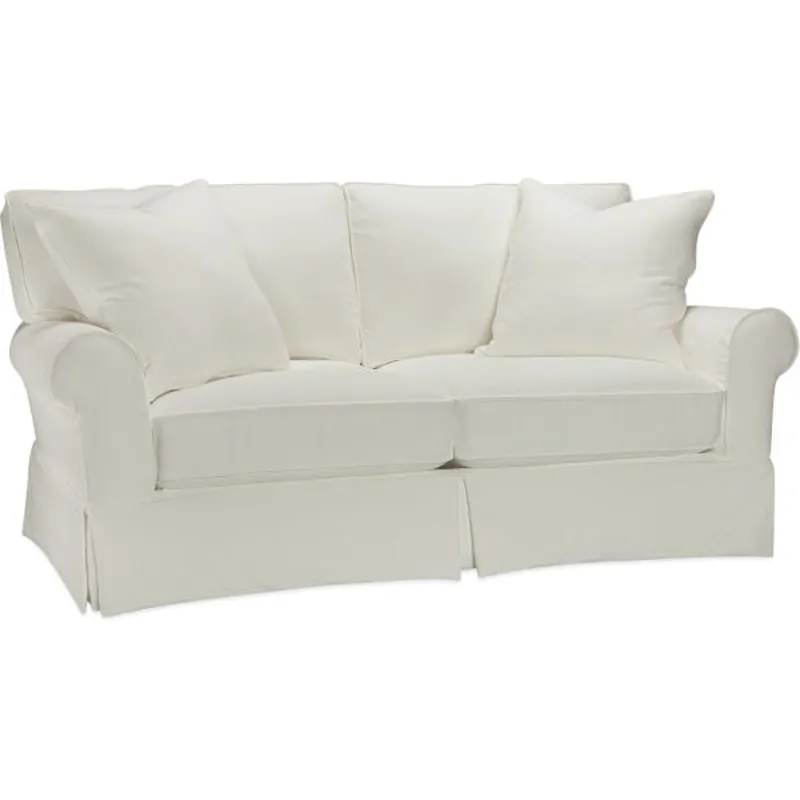 Slipcovered Apartment Sofa