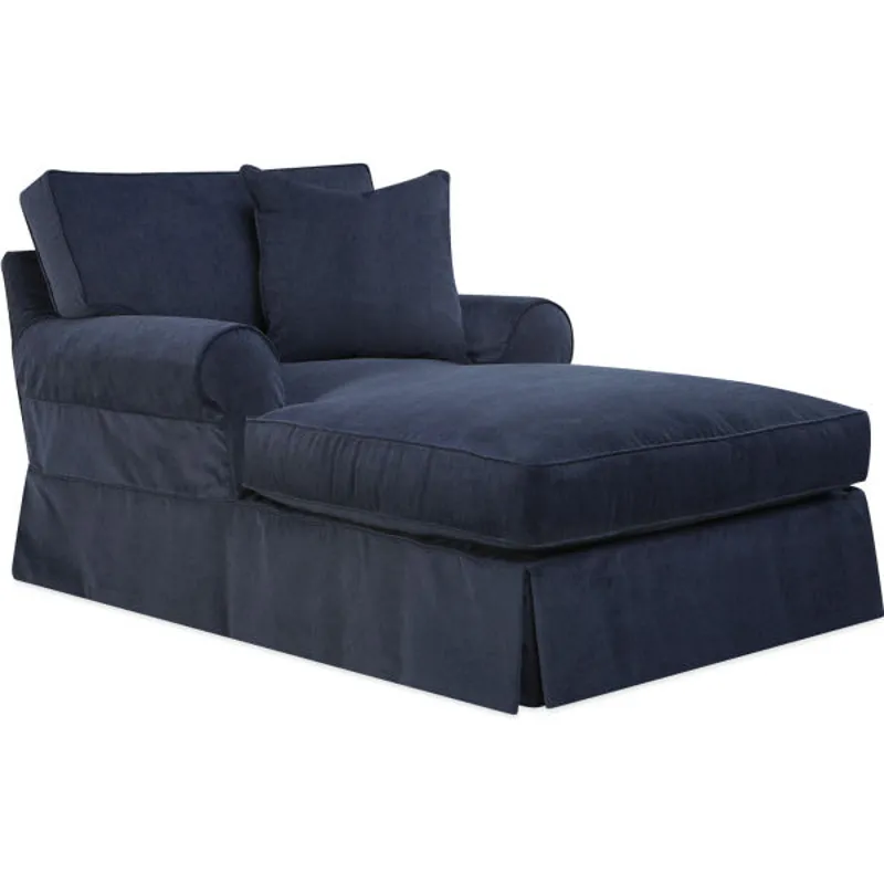 Slipcovered Chaise