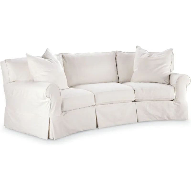 Slipcovered Wedge Sofa