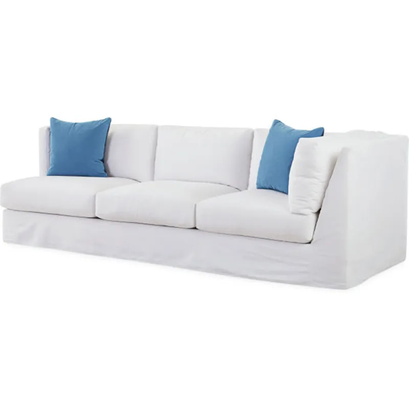 Slipcovered Cornering Sofa