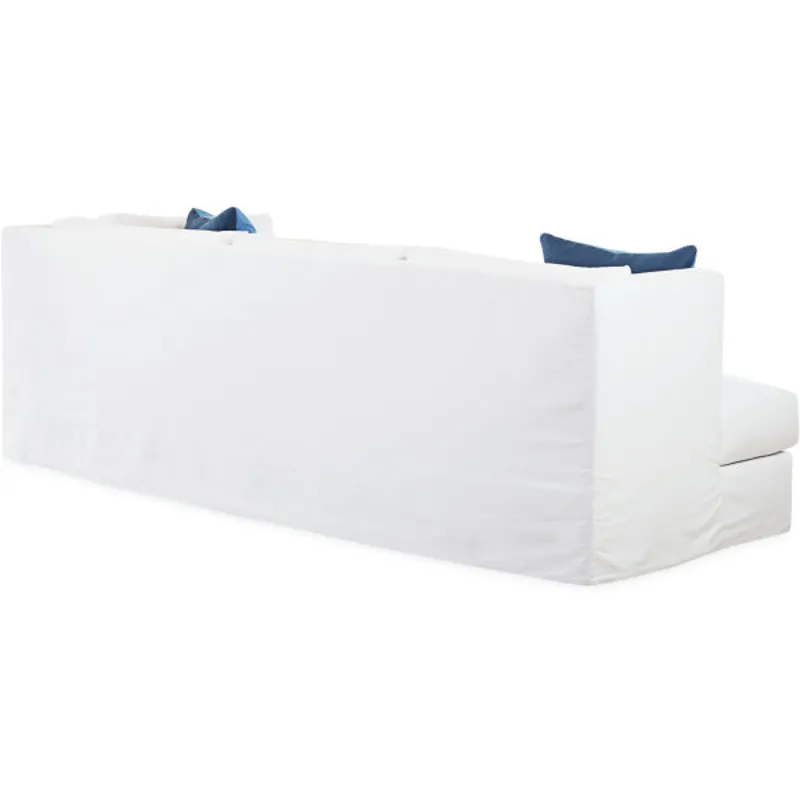Slipcovered Cornering Sofa