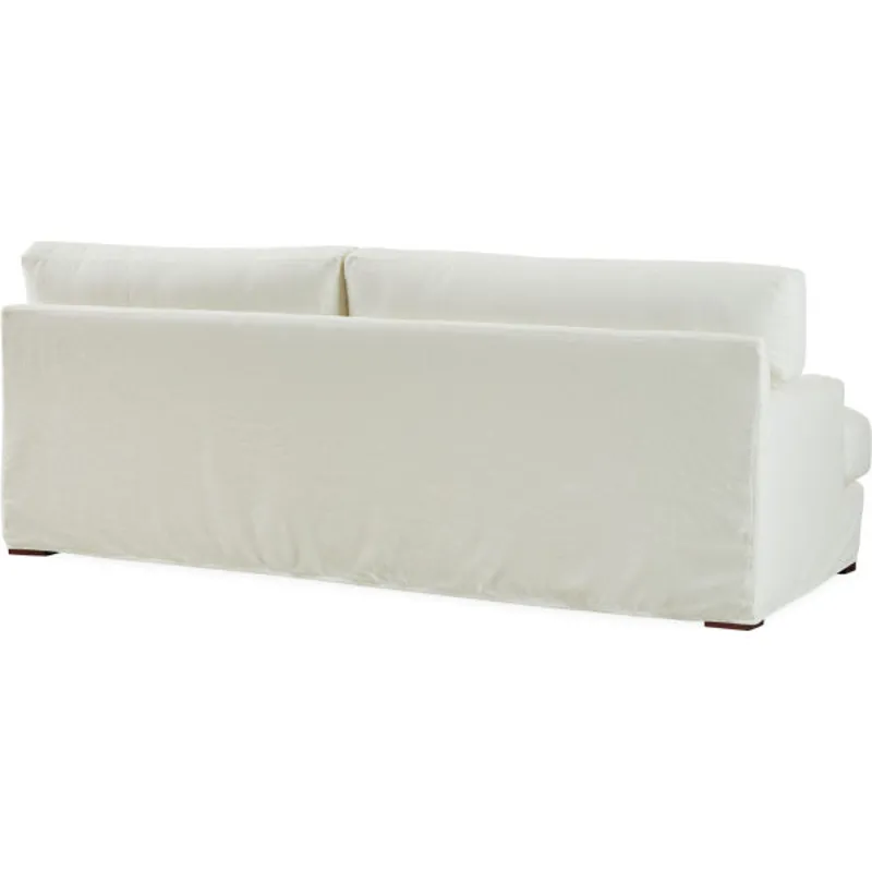 Slipcovered One Arm Sofa