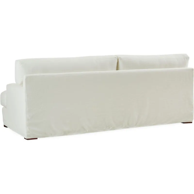Slipcovered One Arm Sofa