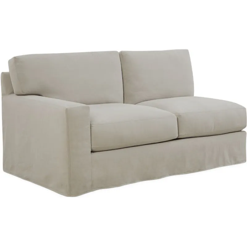 Slipcovered One Arm Loveseat