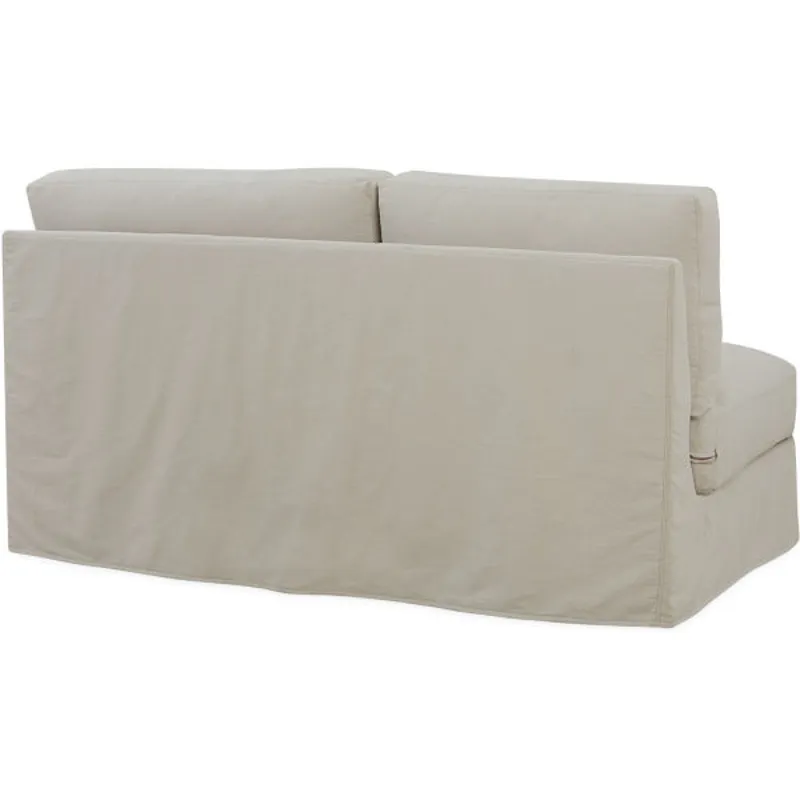 Slipcovered One Arm Loveseat