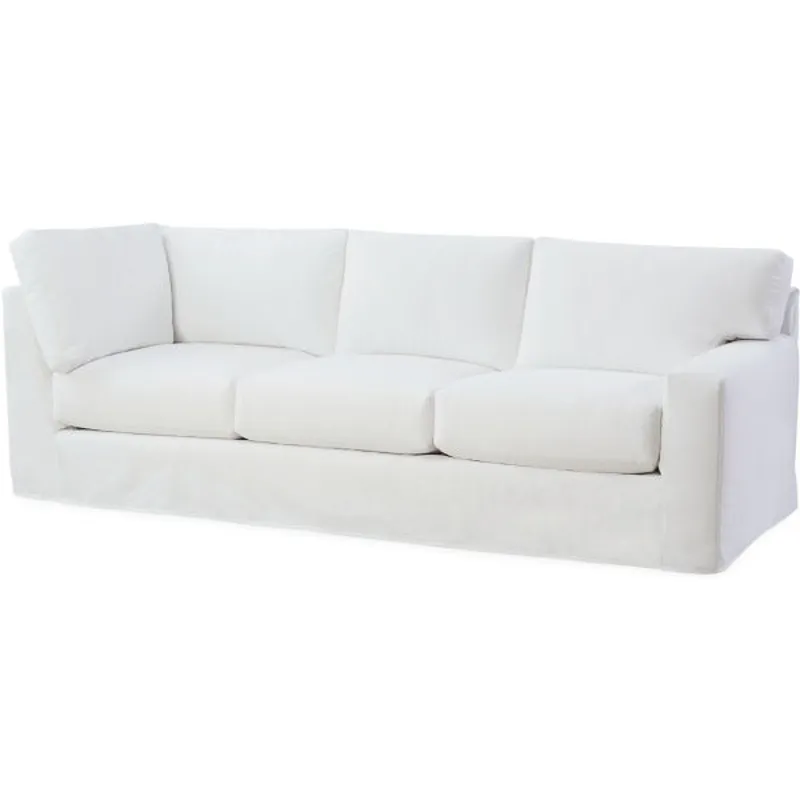 Slipcovered Cornering Sofa