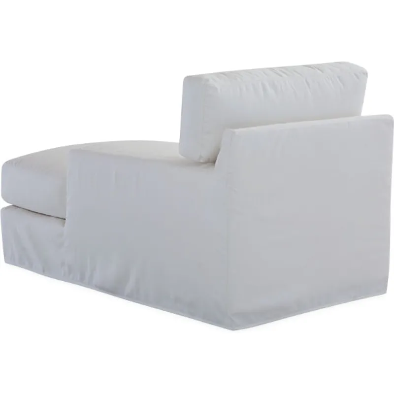 Slipcovered One Arm Chaise