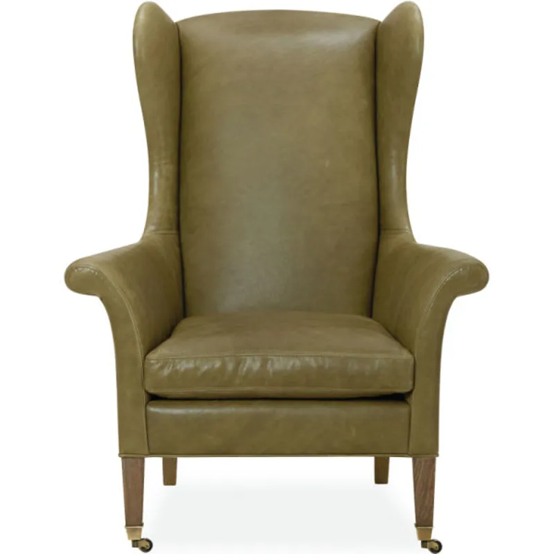 Leather Wing Chair