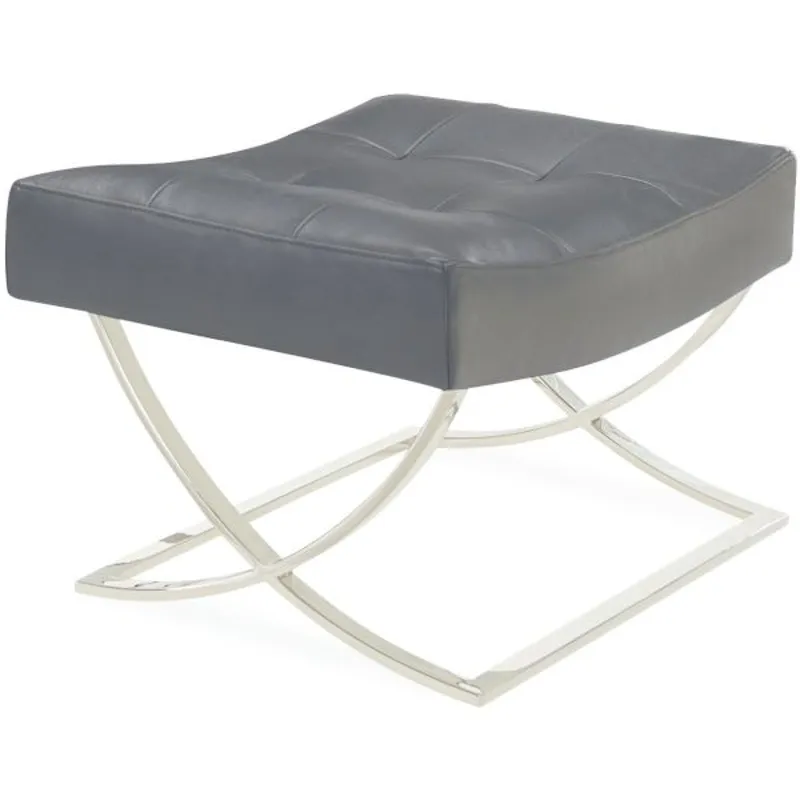 Leather Ottoman