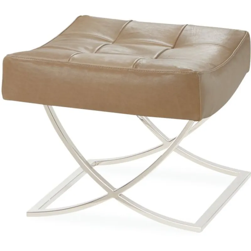 Leather Ottoman