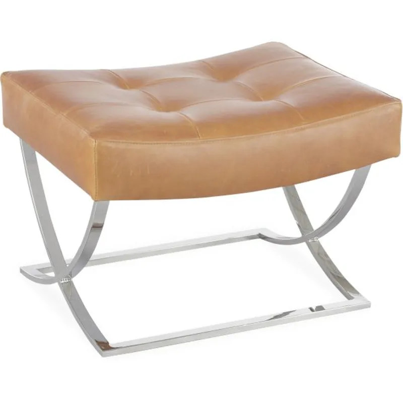 Leather Ottoman