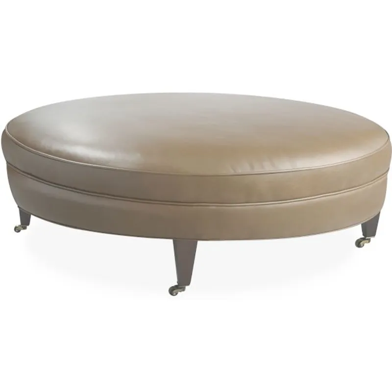Leather Ottoman