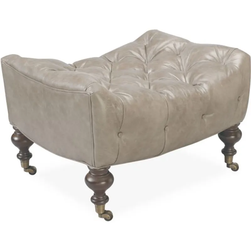 Leather Ottoman