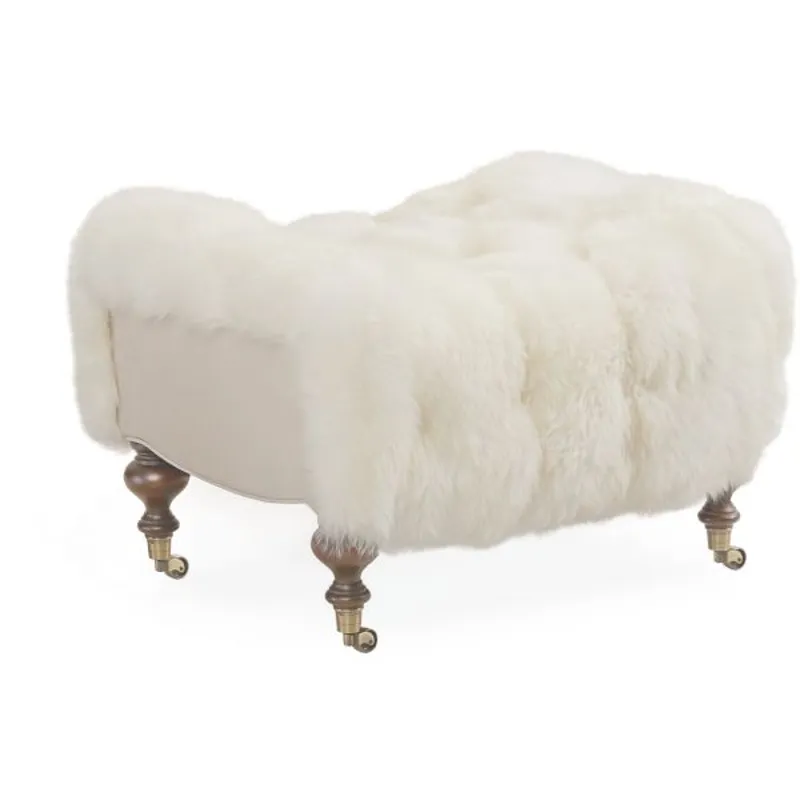 Leather Ottoman