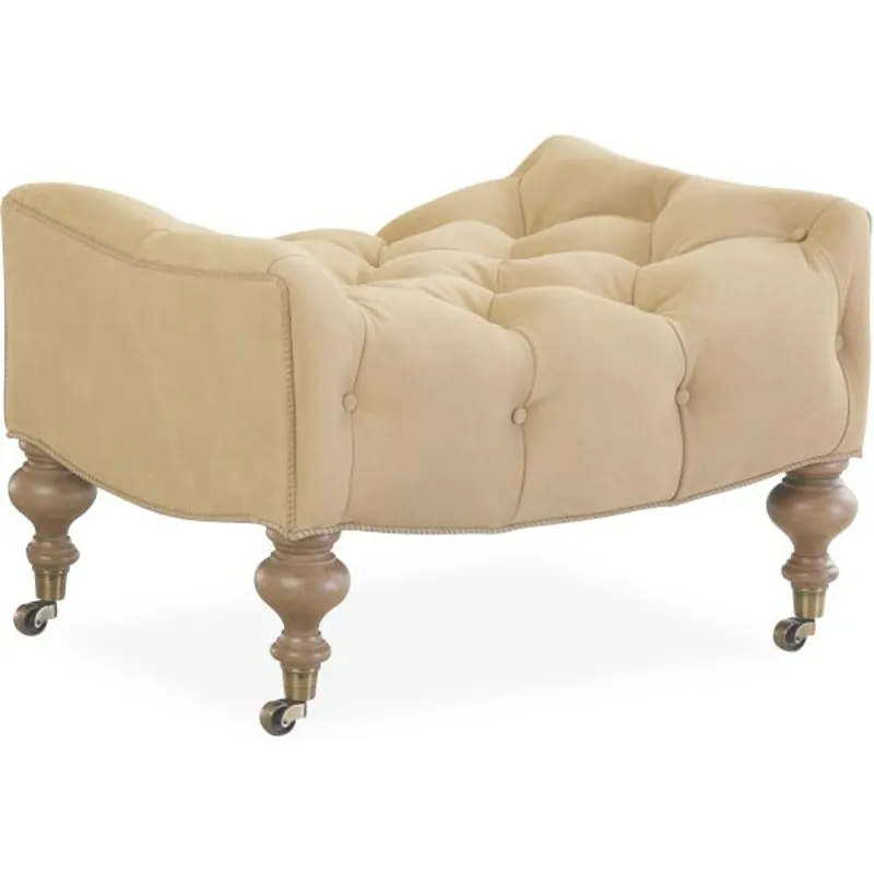 Leather Ottoman