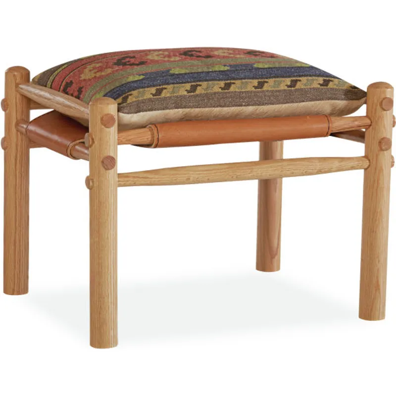 Leather Ottoman