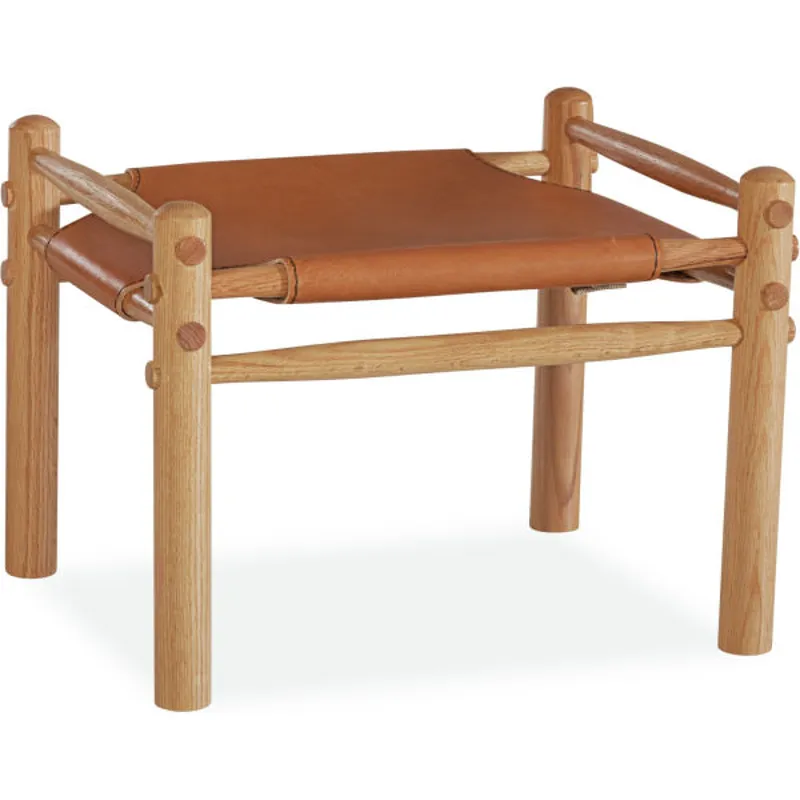 Leather Ottoman