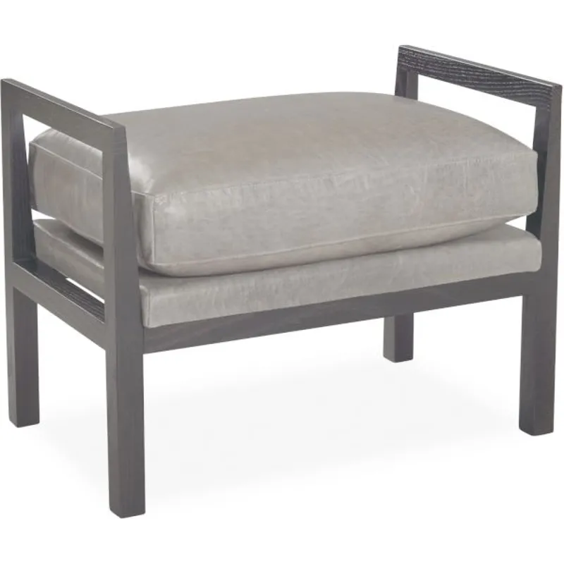 Leather Ottoman