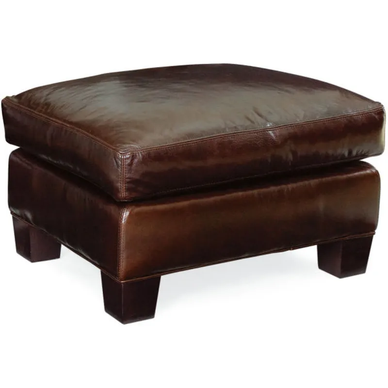 Leather Ottoman