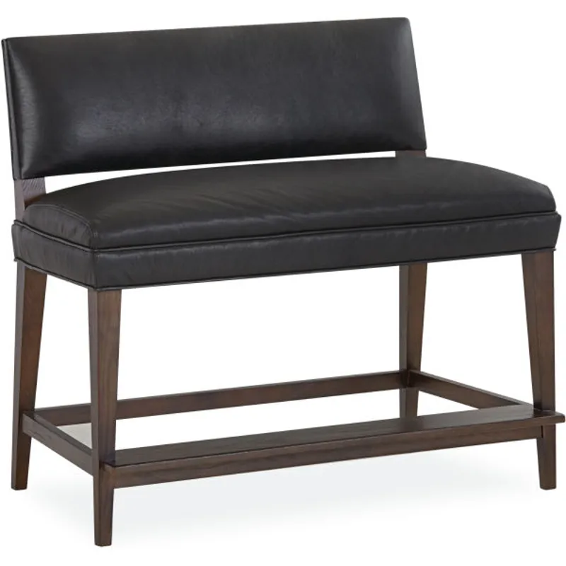 Leather August Counter Bench