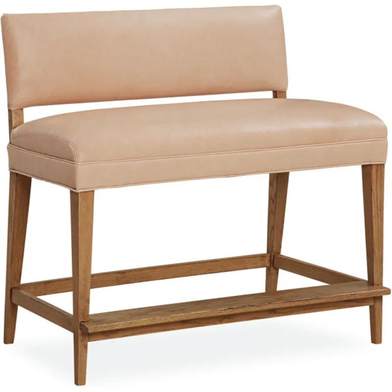 Leather August Bar Bench