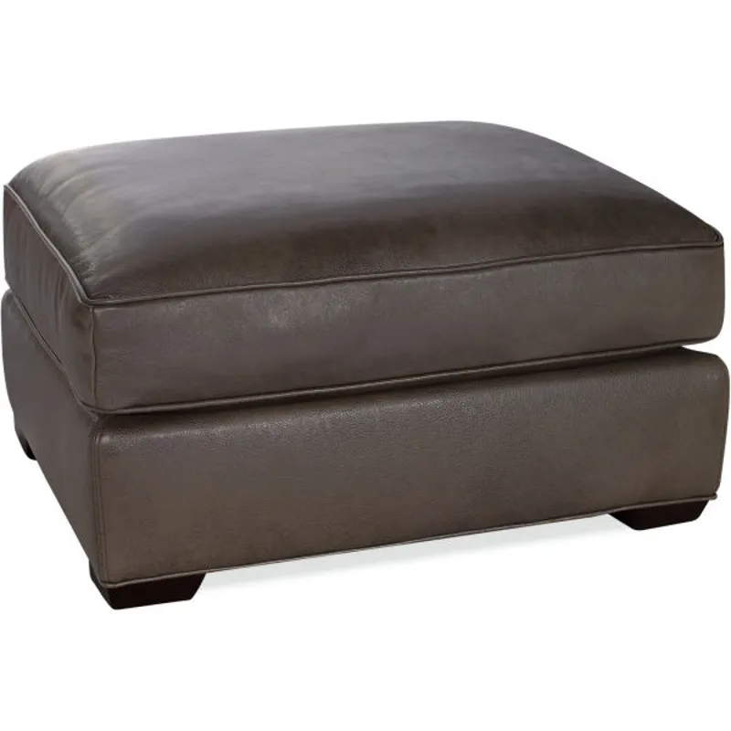 Leather Ottoman